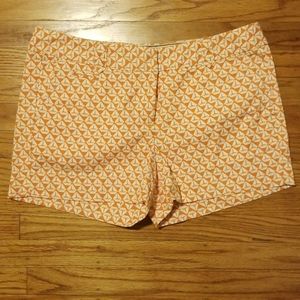 Orange Sailboat Canvas Shorts